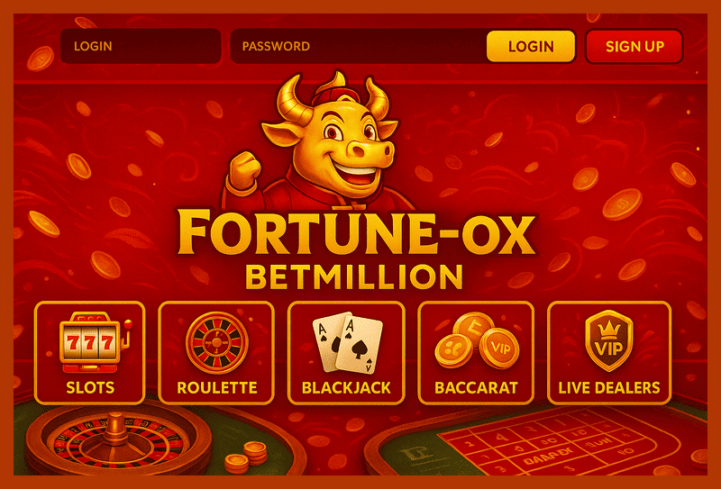Fortune Ox no BETMILLION - Aposte Agora e Reivindique Seus Ganhos