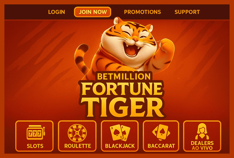 Fortune Tiger é um jogo imperdível no BETMILLION Casino