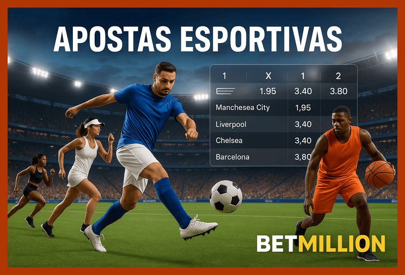 Apostas esportivas no cassino online BETMILLION